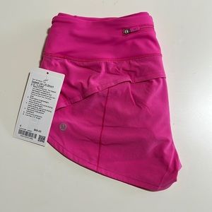 Lululemon Speed Up LR Short 2.5” Lined Sonic Pink